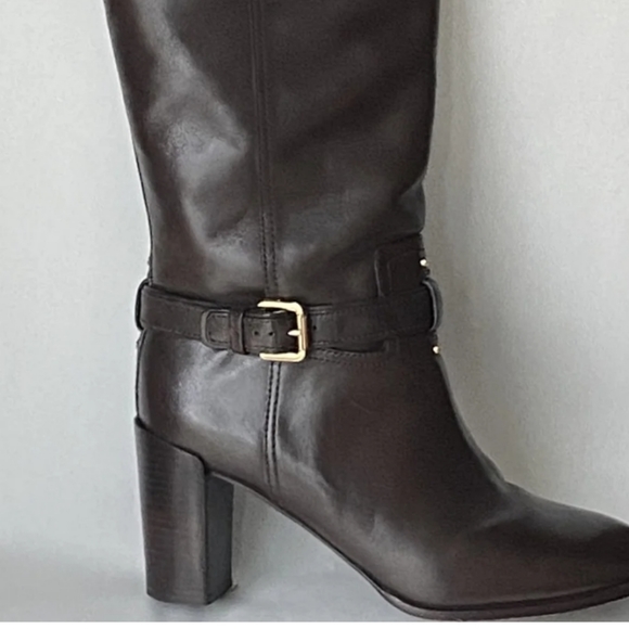 Tory Burch authentic brown vegan leather boots - Picture 5 of 11